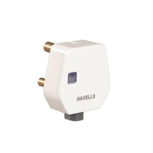 AHLGWXW163 16A 3Pin Flat Plugtop with Indicator, white