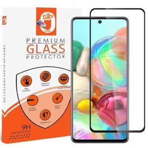 Pack Of 1 Tempered Glass Compatible For Samsung Galaxy A52/S20 Fe/M31S/A51/A53 Smartphone|Edge-to-Edge Protector Screen Protector Guard With Easy Installation Kit