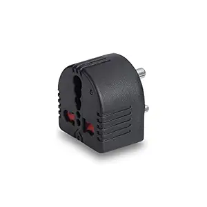 3 Pin Universal Conversion Plug with Child Safety Shutter with Indicator 3pin 2pin Universal Travel Adapter Converts US to India Adapter, UK to India 5 Amps to 15 Amps Adapter