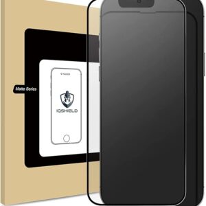 Matte Tempered Glass Screen Guard Protector for iPhone 13, Anti-Glare Anti-Fingerprint Film Full Screen Case Friendly for iPhone 13 [6.1-inch 2021] - Pack of 1-003