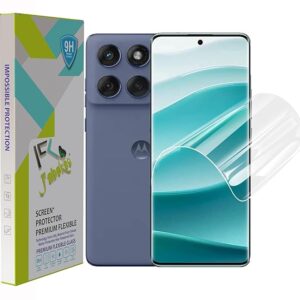 Matte Screen Guard Film Compatible For Motorola Edge 60 Fusion 5G Cellphone Self Healing Unbreakable Hd Hydrogel [Tpu Film] Flexible Film-Clear [Not Tempered Glass]