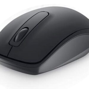Wireless Mouse, 1000DPI, 2.4 Ghz with USB Nano Receiver, Optical Tracking, 12-Months Battery Life, Plug and Play, Ambidextrous - Black