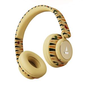Rockerz 450 Masaba Edition Upto 15 Hours Playback, 40MM Drivers, Padded Ear Cushions and Dual Modes Bluetooth Wireless On Ear Headphones with Mic and (Aztec Fusion)