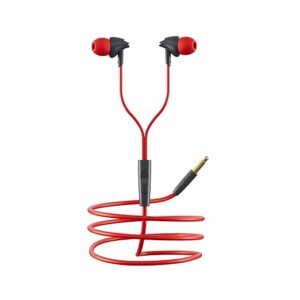 Bassheads 100 in Ear Wired Headphones Earphones with Mic (Furious Red)