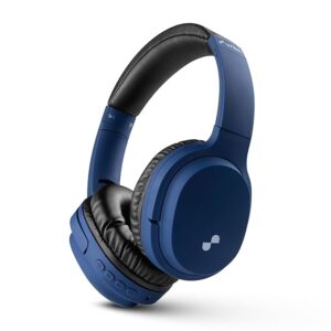 Thump 550 Bluetooth 5.4 Wireless On Ear Headphone | HD Sound | Deep Bass | in-Built Mic | Type-C Charging | Foldable | Aux | Micro SD Card | 1 Year Replacement Warranty (Blue)