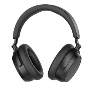 Accentum Plus Wireless Bluetooth Over Ear Headphones-Designed in Germany with Quick-Charge,50H Battery(with ANC),Adaptive Hybrid ANC,Sound Personalization and 2 Yr Warranty-Black
