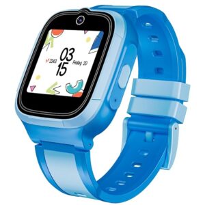 Wanderer Smart Kids Watch w/ 2-Way Video & Voice Calls, SOS, Geo Fencing, Restrict Unknown Calls, Parental Controls,2MP Camera 1.43" (3.6 cm) HD Display Fitness Smart Watch (Sky Blue)