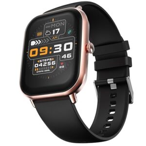 Ninja Call Pro Max Smart Watch 2.01 inch Display, Bluetooth Calling, 120+ Sports Modes, Health Suite, Voice Assistance (Gold Black)