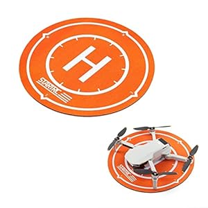 Landing Pads Mouse Pads 25CM Multi Purpose Small & Foldable Compatible with DJI Mavic Mini/Mini 2/Mini 3 Pro/Spark/Mavic air/DJI FPV/DJI Tello Helipad Drone Accessories